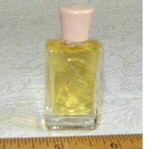 Vtg Mini White Shoulders Parfum FULL Glass BOTTLE, 0.25 fl oz, Ex Cond, Perfume